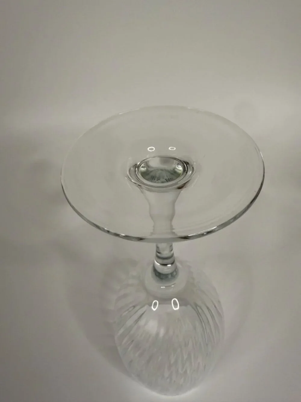 Crystal Swirl Champagne Goblet, 7.125